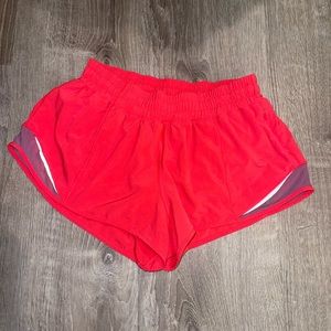 Pink lululemon hotty hot short 2.5